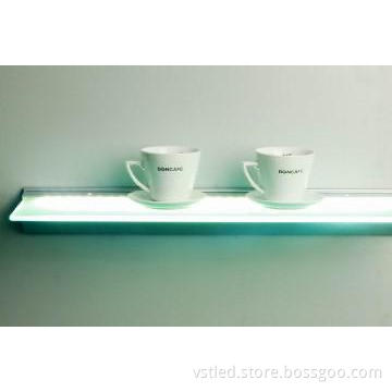 american style led Indoor Cabinet Lighting with Tempered Glass, Alum